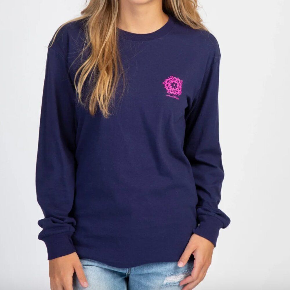Natural Life Long Sleeve Comfy Tee Shirt Size 3XL